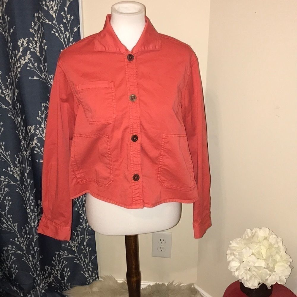 Chino by Anthropologie Coral Swing Jacket - Picture 2 of 8